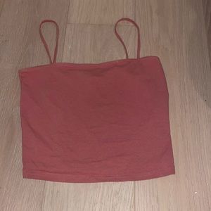 Nude/dusty pink Crop Top